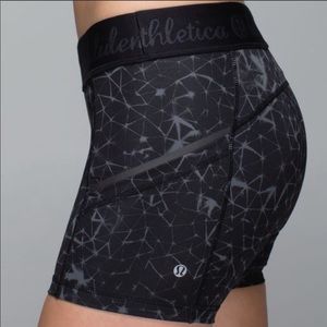 *Rare* Lululemon What The Short Star Crush Sz 4
